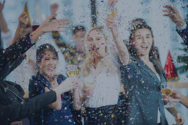 Gäster som firar på Legal Awards